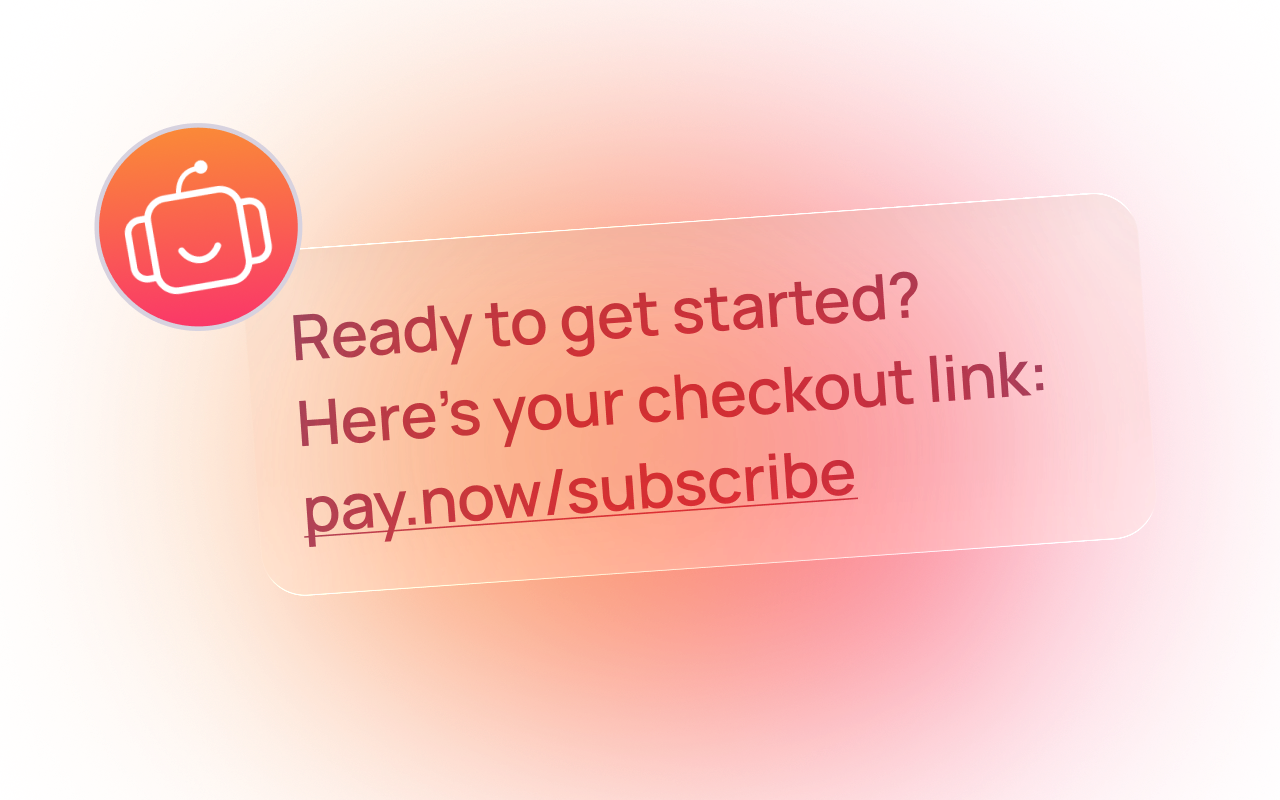 The Limio Selling Agent handing a buyer a checkout link.